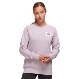 The North Face Crew Neck Sweatshirt Womens M Pale Pink Pullover Casual